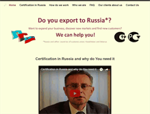 Tablet Screenshot of howtoexporttorussia.com